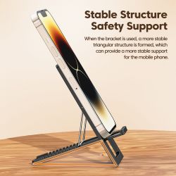 Toocki Desktop-Handyhalterung mit Ständer für iPhone 14, 13, Samsung S22, Xiaomi, Huawei und Realme Handys