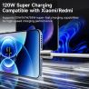Toocki USB-C-Kabel für Xiaomi Redmi 120W 6A Mi Turbo Charge Schnellladekabel Typ C für Xiaomi 15 14 13 Ultra Pro Redmi K80