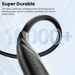 Kabel USB-C Lightning Toocki PD20W do szybkiego ładowania iPhone'a 14, 13, 12 Pro Max i iPada, typ C, do szybkiego ładowania Lig