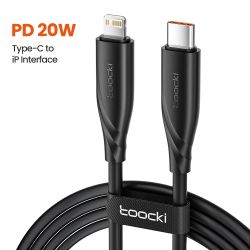 Cáp USB C Lightning Toocki PD20W cho iPhone 14 13 12 Pro Max iPad Sạc nhanh Type C sang Lightning cho iPhone