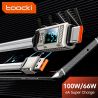 Cáp sạc nhanh Toocki Display 100W USB Type C cho Samsung Xiaomi Realme POCO, cáp sạc nhanh 66W Type C cho Huawei P40 P30 Oneplus