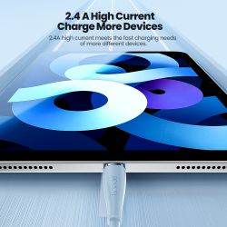 Cáp chuyển đổi USB Type-C sang Lightning bằng silicon Toocki X11 dành cho iPhone 14 13 12 11 Pro Max, sạc nhanh 20W, dây sạc USB