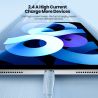 Cáp chuyển đổi USB Type-C sang Lightning bằng silicon Toocki X11 dành cho iPhone 14 13 12 11 Pro Max, sạc nhanh 20W, dây sạc USB
