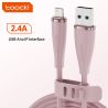 Cáp chuyển đổi USB Type-C sang Lightning bằng silicon Toocki X11 dành cho iPhone 14 13 12 11 Pro Max, sạc nhanh 20W, dây sạc USB
