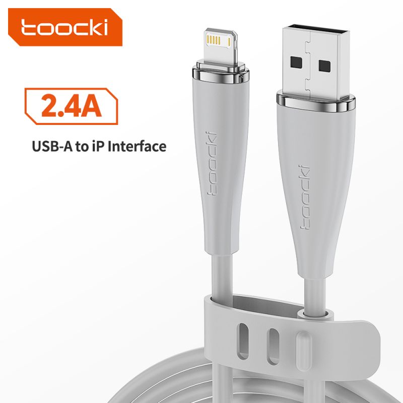 Cáp chuyển đổi USB Type-C sang Lightning bằng silicon Toocki X11 dành cho iPhone 14 13 12 11 Pro Max, sạc nhanh 20W, dây sạc USB