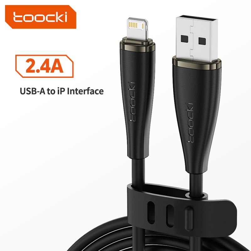 Cáp chuyển đổi USB Type-C sang Lightning bằng silicon Toocki X11 dành cho iPhone 14 13 12 11 Pro Max, sạc nhanh 20W, dây sạc USB