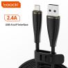 Cáp chuyển đổi USB Type-C sang Lightning bằng silicon Toocki X11 dành cho iPhone 14 13 12 11 Pro Max, sạc nhanh 20W, dây sạc USB