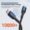 Toocki USB Type C to USB C Cable 100W PD 3.0 Quick Charge 4.0 Fast Charging Type C to Type C Cable for Macbook Samsung Xiaomi