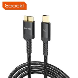 Cáp chuyển đổi dữ liệu Toocki Micro B USB3.0 5Gbps USB A / Type C sang Micro B để đồng bộ hóa dữ liệu cho ổ cứng Macbook, HDD, S