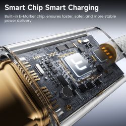Cáp USB Type C Toocki 120W cho OPPO Supervooc 2.0 Vivo, cáp dữ liệu sạc nhanh Type C cho iPhone Xiaomi Samsung