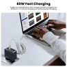 Toocki Coiled USB C to USB C Cable 2 Pack 1.5M PD 60W Fast Type C Charging Cable for iPhone 17 16 15 Sasmung Galaxy S24 for Car