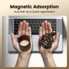 Toocki 240W USB C Cable Magnetic Tangle-free Fast Charging Type C Cable for iPhone 16 15 Pro Max Macbook Samsung S24 S23 Tablet
