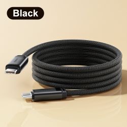 Cáp USB C Toocki 240W, có nam châm, chống rối, sạc nhanh, loại Type C dành cho iPhone 16, 15 Pro Max, Macbook, Samsung S24, S23 