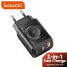 Station de charge Toocki 3 en 1 avec chargeur GaN pour iPhone, Apple Watch et charge rapide USB-C PD 20 W (compatible iPhone 16,