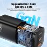 Station de charge Toocki 3 en 1 avec chargeur GaN pour iPhone, Apple Watch et charge rapide USB-C PD 20 W (compatible iPhone 16,