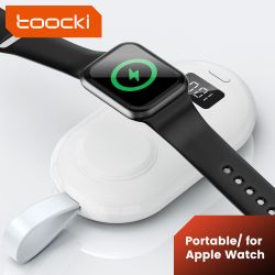 Bộ sạc không dây di động Toocki dành cho Apple Watch 6 SE 5 4 3 2 1 Màn hình 2500mAh Đế sạc nhanh AppleWatch Charger