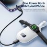 Bộ sạc không dây di động Toocki dành cho Apple Watch 6 SE 5 4 3 2 1 Màn hình 2500mAh Đế sạc nhanh AppleWatch Charger