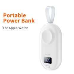Bộ sạc không dây di động Toocki dành cho Apple Watch 6 SE 5 4 3 2 1 Màn hình 2500mAh Đế sạc nhanh AppleWatch Charger