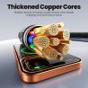 Cáp sạc nhanh Toocki 4 trong 1, cáp USB sang USB C 1.2m 100W 5A, USB C sang Lightning 27W, cáp sạc nhanh USB C cho iPhone Samsun