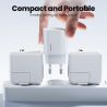 Bộ sạc nhanh Toocki KR Plug 25W USB C SFC PPS PD Type C dành cho iPhone 16 15 14 Pro Max Samsung S25 S24 S23 Ultra và máy tính b