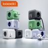 Ổ cắm điện đa năng Toocki GaN với 4 ổ cắm AC, 2 cổng USB, 1 cổng Type-C, công suất 33W, QC3.0, PD20W, có tiếp đất và bảo vệ quá 