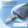 Toocki OTG USB 3.0 auf Typ-C Adapter Micro-USB auf Typ-C Stecker auf USB 2.0 Buchse Konverter für MacBook, Xiaomi, Samsung OTG-A