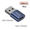 Toocki OTG Adapter USB 3.0 do typu C, wtyk micro-C męski na USB 2.0 żeński, konwerter do Macbooka, Xiaomi, Samsunga, złącza OTG