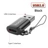 Toocki OTG USB 3.0 auf Typ-C Adapter Micro-USB auf Typ-C Stecker auf USB 2.0 Buchse Konverter für MacBook, Xiaomi, Samsung OTG-A