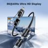 Toocki PD3.1 240W Kabel USB 4.0 Gen3 Thunderbolt 4/3 4-in-1 Schnellladekabel für MacBook, Laptop, iPhone, Samsung, Kamera und Mo