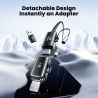 Toocki PD3.1 240W Kabel USB 4.0 Gen3 Thunderbolt 4/3 4-in-1 Schnellladekabel für MacBook, Laptop, iPhone, Samsung, Kamera und Mo