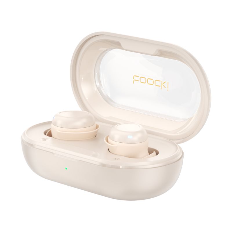 Tai nghe không dây Bluetooth 5.3 Toocki EJ12, tai nghe khử tiếng ồn ENC, âm thanh stereo AAC & SBC, tai nghe mini điều khiển cảm