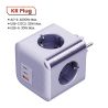Ổ cắm điện đa năng Toocki GaN với 4 ổ cắm AC, 2 cổng USB, 1 cổng Type-C, công suất 33W, QC3.0, PD20W, có tiếp đất và bảo vệ quá 