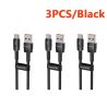 Toocki 3개입 USB 타입 C 케이블 100W 고속 충전 QC4.0 (아이폰 17 16 15, 삼성 S25, 샤오미, 화웨이 호환) 고속 타입 C 데이터 케이블
