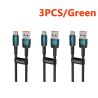 Kabel Toocki 3PCS USB typu C 100W szybkie ładowanie QC4.0 do iPhone'a 17 16 15 Samsunga S25 Xiaomi Huawei Szybki kabel typu C do