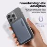 Бездротовий зарядний пристрій Toocki Magenetic PowerBank 10000mAh 15W для Magsafe PD 20W Extenal Battery для iPhone 17 16 15 14 