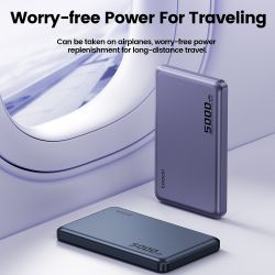 Бездротовий зарядний пристрій Toocki Magenetic PowerBank 10000mAh 15W для Magsafe PD 20W Extenal Battery для iPhone 17 16 15 14 