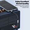 Cáp RCA Toocki, giắc cắm 3.5mm sang 2 cáp âm thanh RCA AUX, dùng cho điện thoại thông minh, amply, hệ thống âm thanh gia đình, c