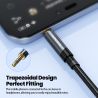 Cáp RCA Toocki, giắc cắm 3.5mm sang 2 cáp âm thanh RCA AUX, dùng cho điện thoại thông minh, amply, hệ thống âm thanh gia đình, c
