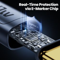 Cáp USB Toocki 240W Type C sang Type C PD3.1 màn hình hiển thị kỹ thuật số, sạc nhanh 100W, tương thích với Macbook, iPhone 16 1