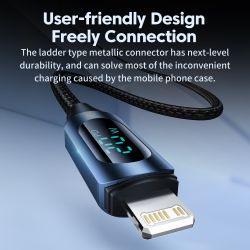 Cáp USB C Toocki PD 20W dành cho iPhone 14 13 12 11 Pro Max XR XS Màn hình Cáp sạc nhanh USB C sang Lightning cho iPhone