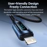 Cáp USB C Toocki PD 20W dành cho iPhone 14 13 12 11 Pro Max XR XS Màn hình Cáp sạc nhanh USB C sang Lightning cho iPhone