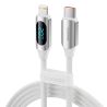 Cáp USB C Toocki PD 20W dành cho iPhone 14 13 12 11 Pro Max XR XS Màn hình Cáp sạc nhanh USB C sang Lightning cho iPhone
