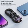 Toocki PD 27W Cable for iPhone 14 13 12 11 Pro Max 8 7 Plus Macbook 2.4A Fast Charging USB C to Lighting Cable Data Wire