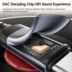 Cáp chuyển đổi âm thanh Toocki USB-C/Lightning sang jack 3.5mm AUX (đầu đực sang đầu đực)