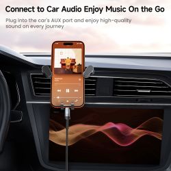 Cáp chuyển đổi âm thanh Toocki USB-C/Lightning sang jack 3.5mm AUX (đầu đực sang đầu đực)