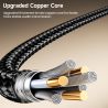 Cáp chuyển đổi âm thanh Toocki USB-C/Lightning sang jack 3.5mm AUX (đầu đực sang đầu đực)