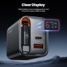 Toocki 67W GaN USB C 충전기 (접이식 Type C 케이블 포함) PPS PD3.0 SFC2.0 고속 충전기 (iPhone 16 15, Samsung S25 S24, 노트북 호환)