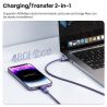 Cáp USB Lightning Toocki tự động tắt nguồn thông minh, dòng điện 2.4A, cáp sạc dữ liệu cho iPhone 14 13 12 11 Pro Max 8 7 SE XS 