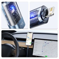 Cáp USB Lightning Toocki tự động tắt nguồn thông minh, dòng điện 2.4A, cáp sạc dữ liệu cho iPhone 14 13 12 11 Pro Max 8 7 SE XS 