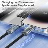Toocki USB-Typ-C-Kabel für iPhone 14, 13, 12, 11 Pro Max, XR, XS, Digitalanzeige, PD, 20W USB-Lightning-Kabel, Schnellladefunkti